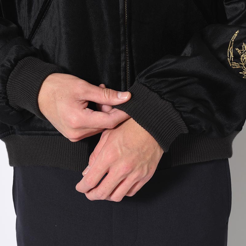 "EASTEND DRAGON" SOUVENIR JACKET -BLACK×BLACK-