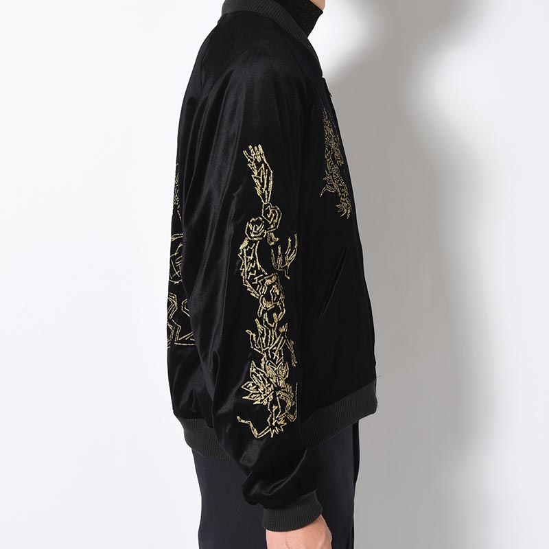 "EASTEND DRAGON" SOUVENIR JACKET -BLACK×BLACK-