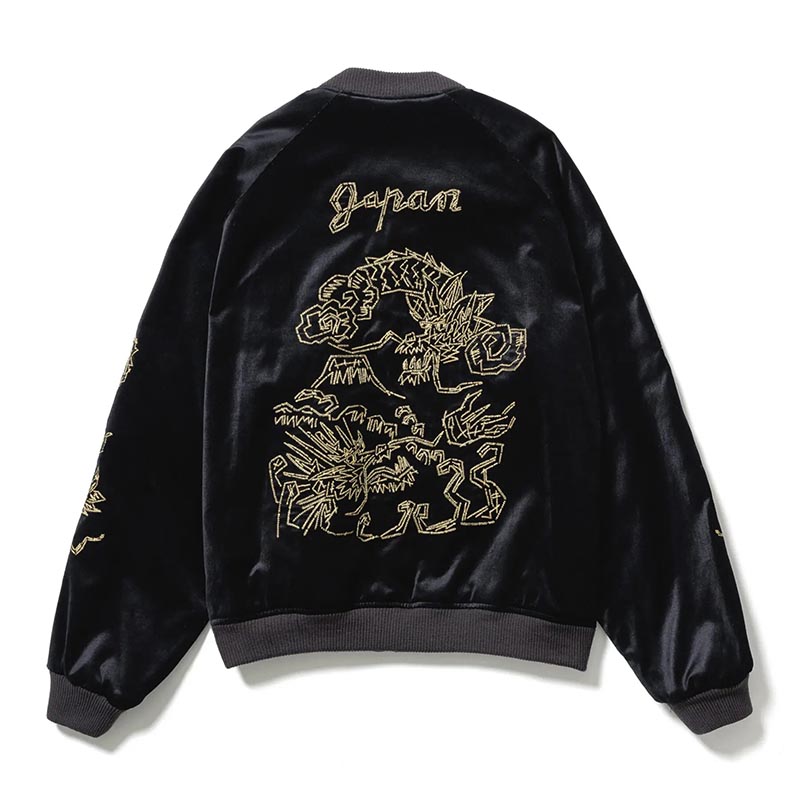 "EASTEND DRAGON" SOUVENIR JACKET -BLACK×BLACK-