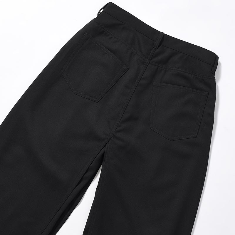 "HAKAMA" LAYERED PANTS -BLACK-