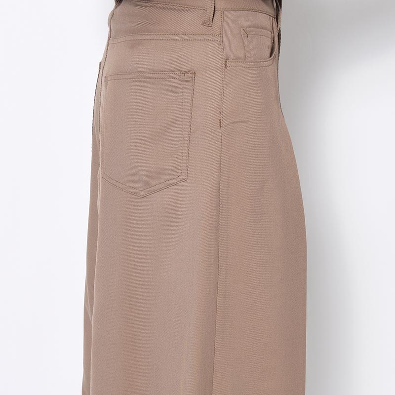 "HAKAMA" LAYERED PANTS -MOCHA-