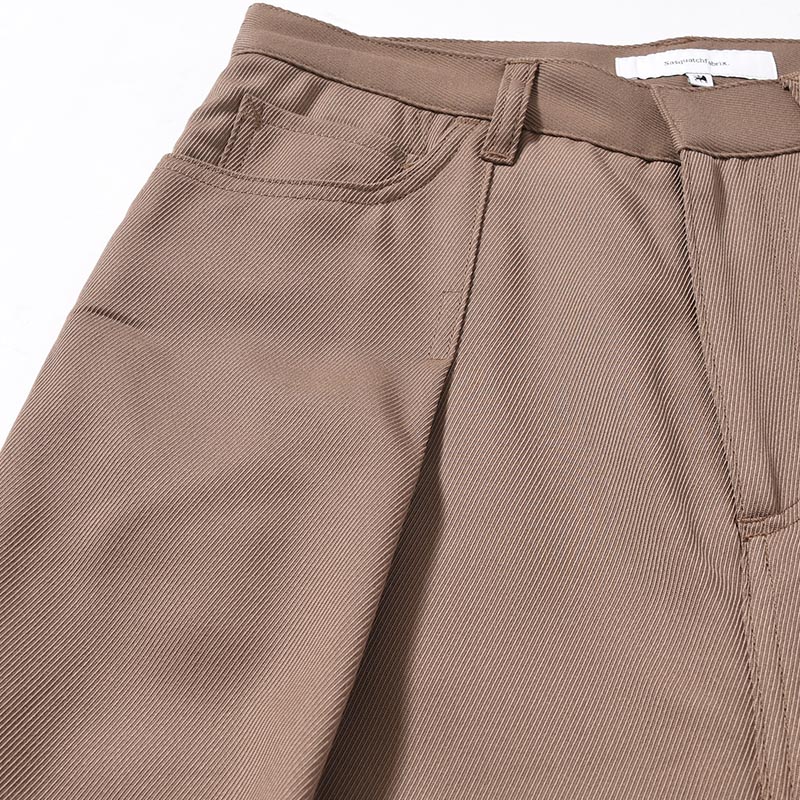 "HAKAMA" LAYERED PANTS -MOCHA-