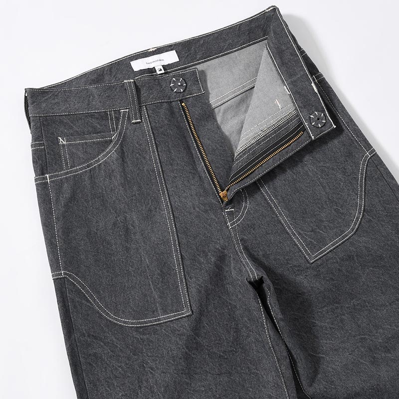 7PK DENIM PANTS -BLACK-