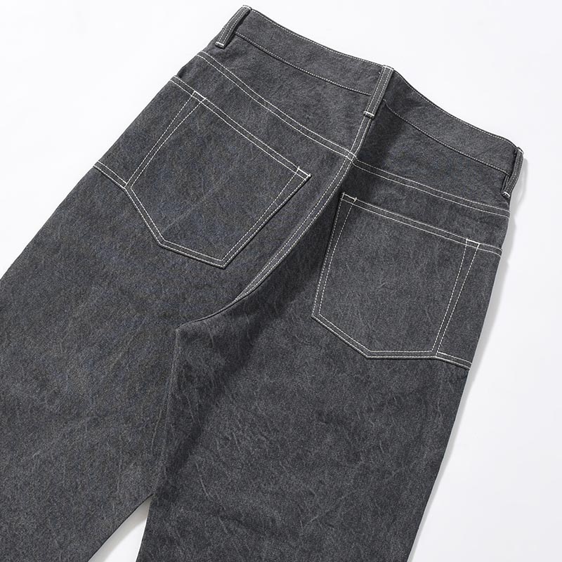 7PK DENIM PANTS -BLACK-