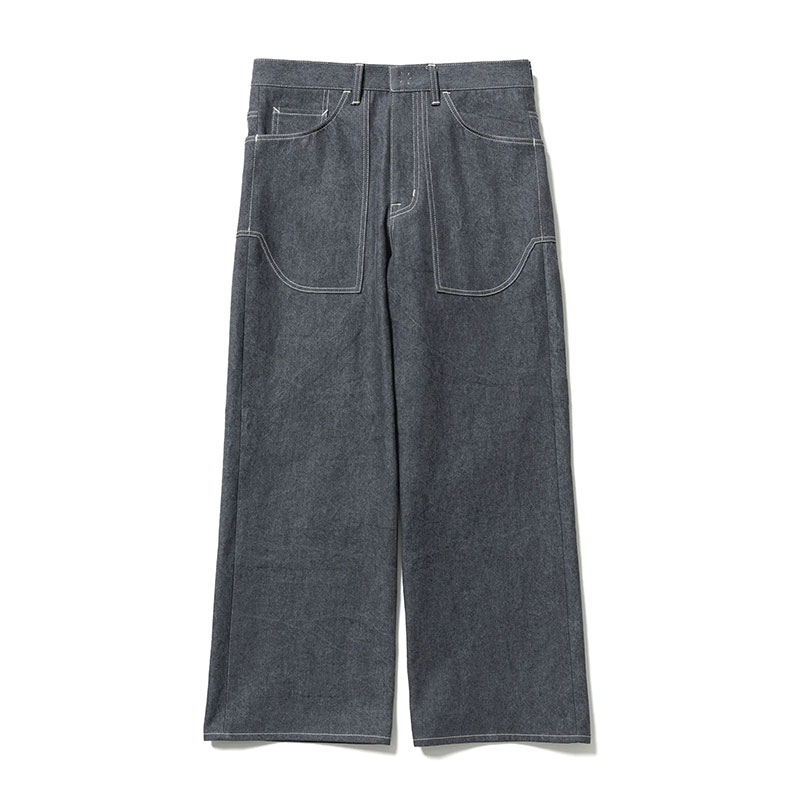 7PK DENIM PANTS -BLACK-