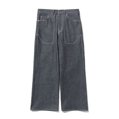 7PK DENIM PANTS -BLACK-