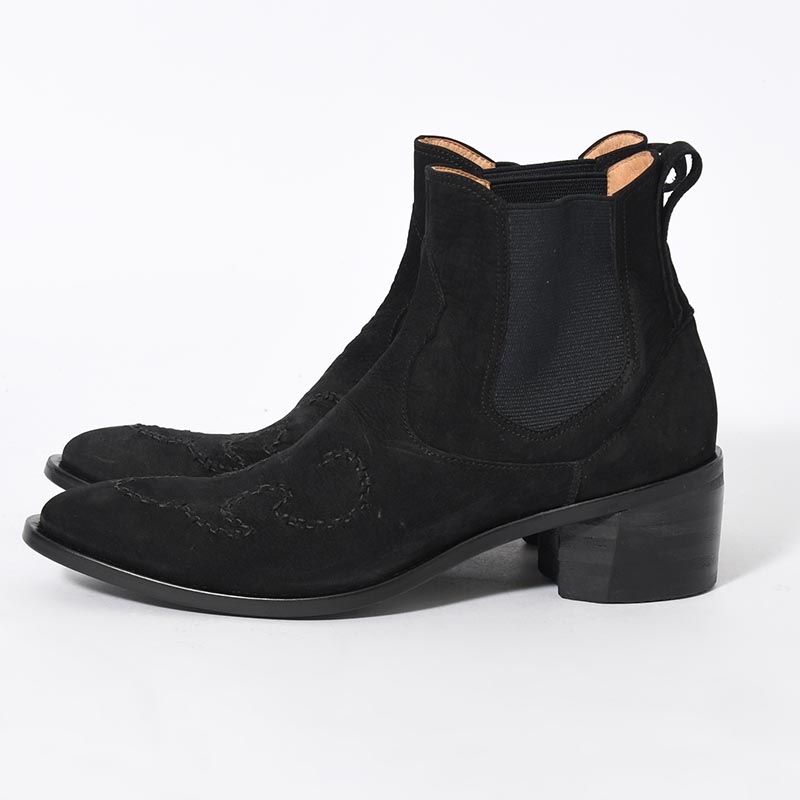 WESTERN BOOTS -BLACK-