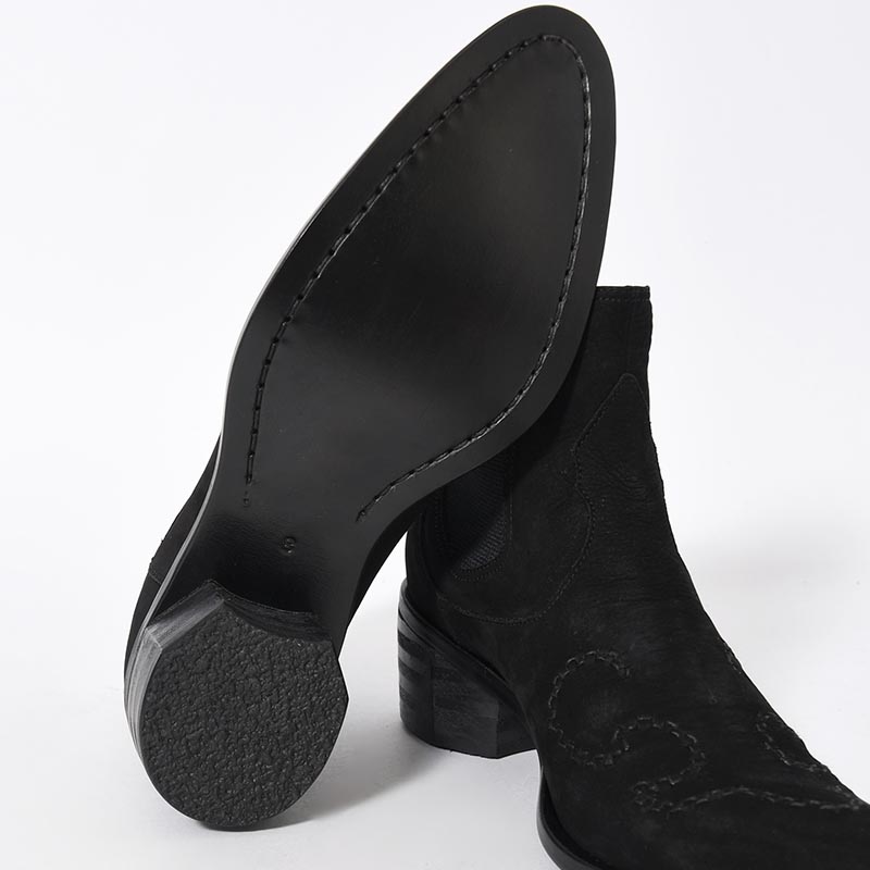 WESTERN BOOTS -BLACK-