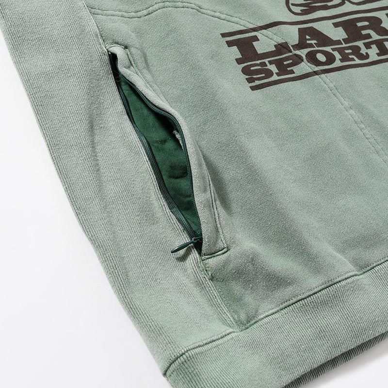 CREWNECK SWEAT SHIRT -GREEN-