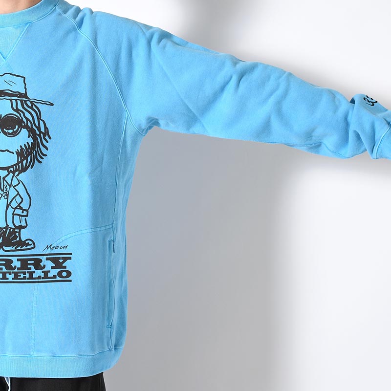 CREWNECK SWEAT SHIRT -BLUE-