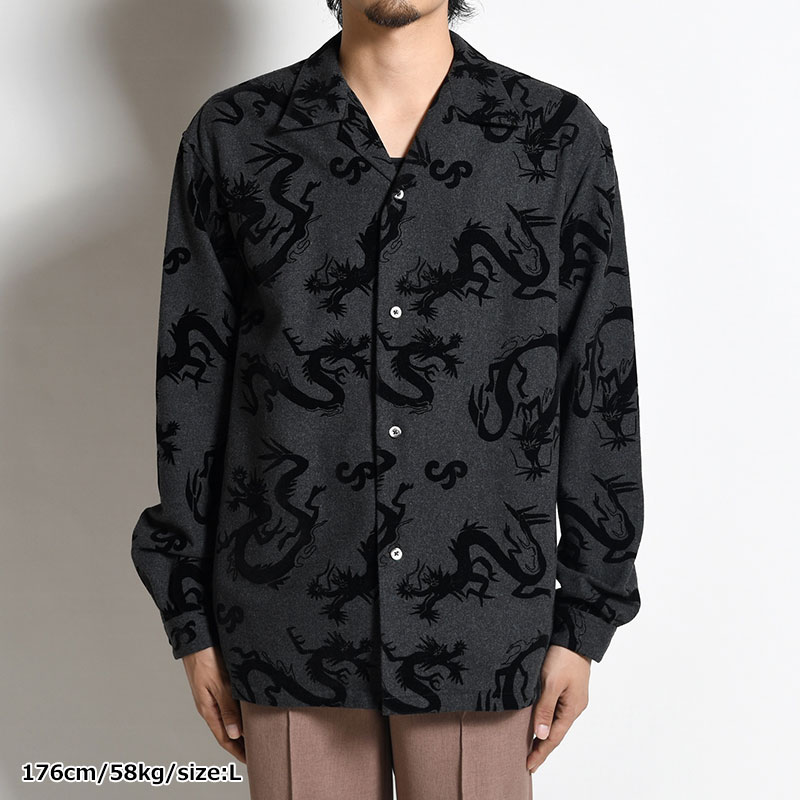 "FLYING DRAGON" OC SHIRT -BLACK-