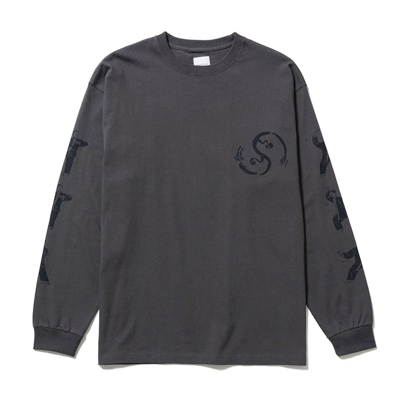 YURYUKEN L/S T-SHIRT -2.COLOR-(CHARCOAL)