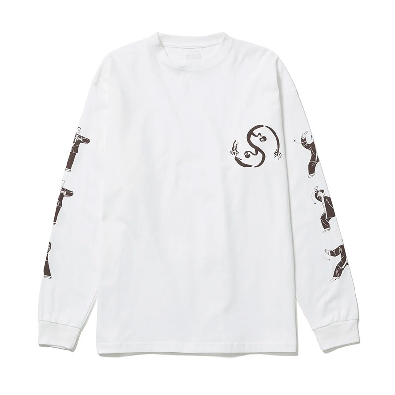 YURYUKEN L/S T-SHIRT -2.COLOR-(WHITE)