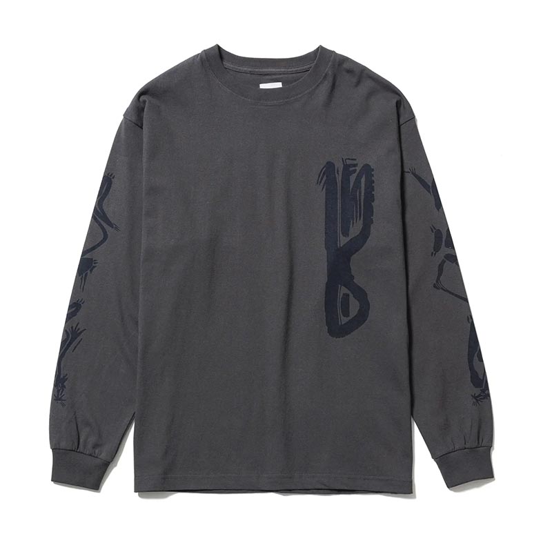 "EASTEND DRAGON" L/S T-SHIRT -2.COLOR-(CHARCOAL)