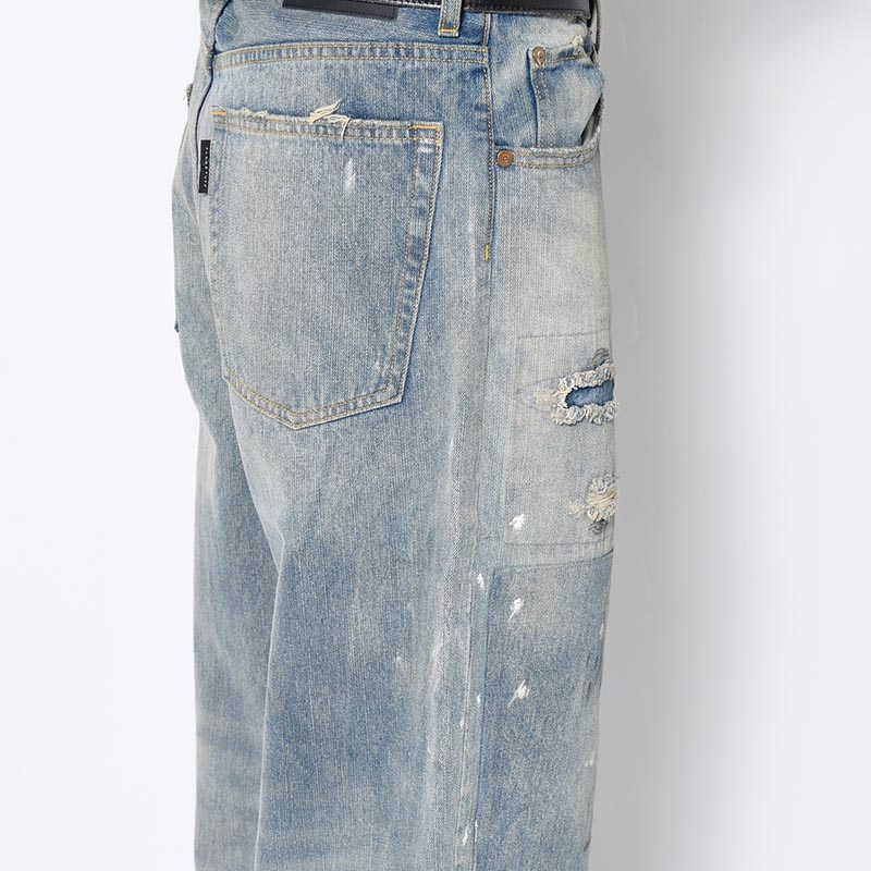 BORO DENIM PANTS -2.COLOR-