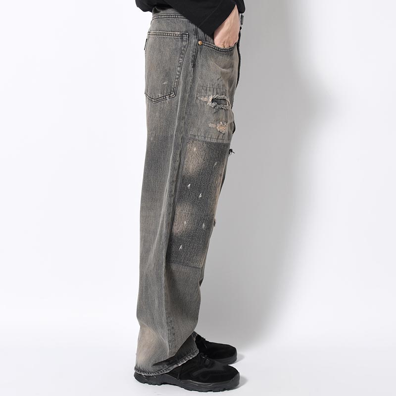 BORO DENIM PANTS -2.COLOR-