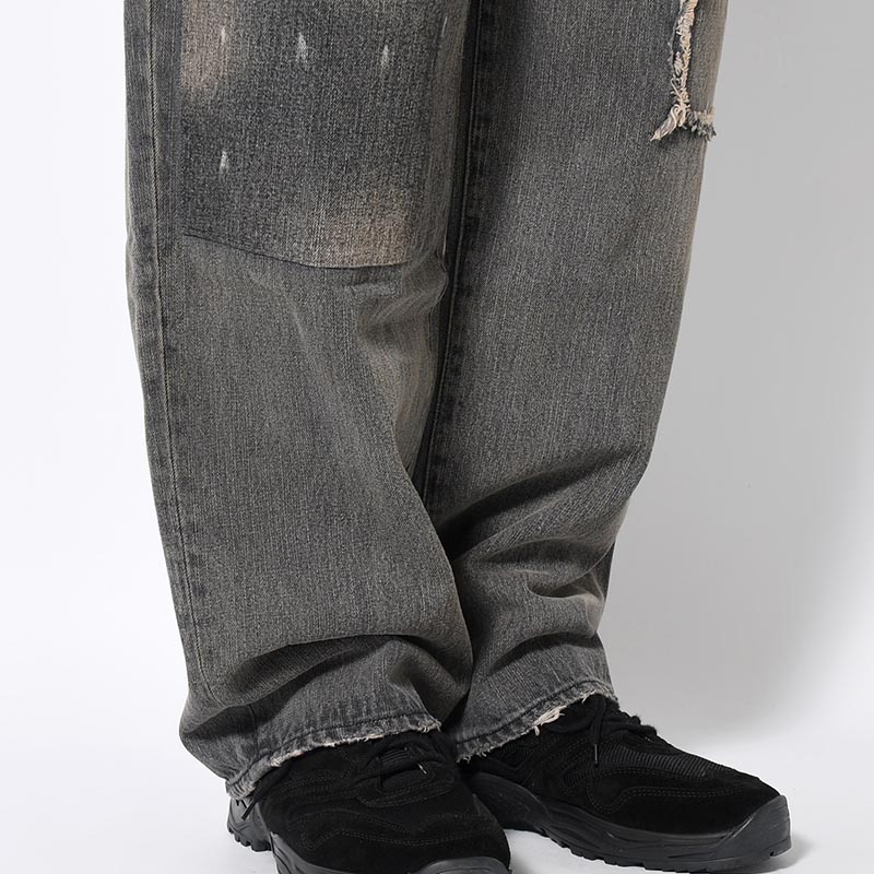 BORO DENIM PANTS -2.COLOR-