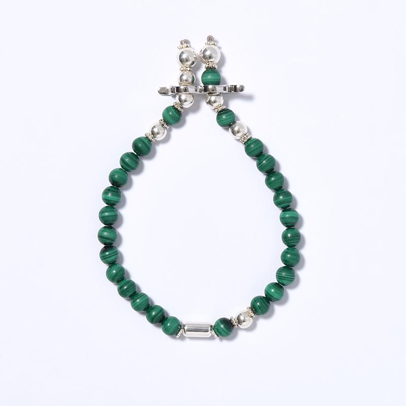 BEADS BRACELET IN -GREEN-