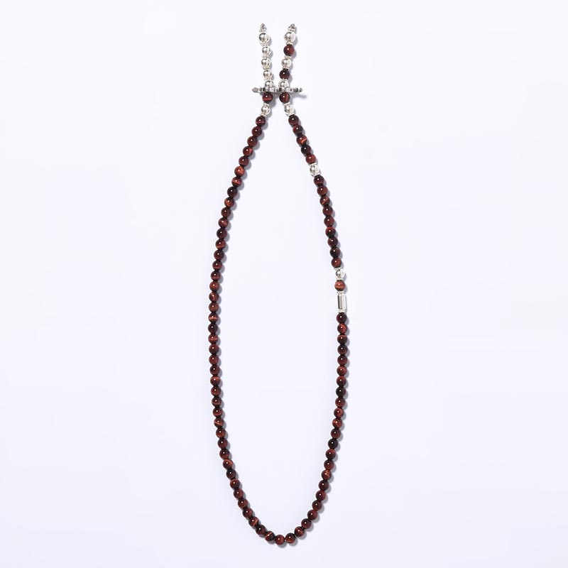 BEADS NECKLACE IN -RED-