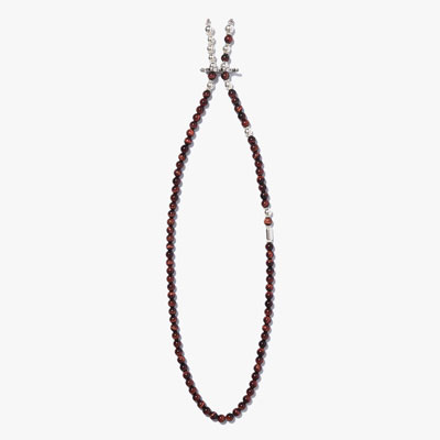 BEADS NECKLACE IN -RED-