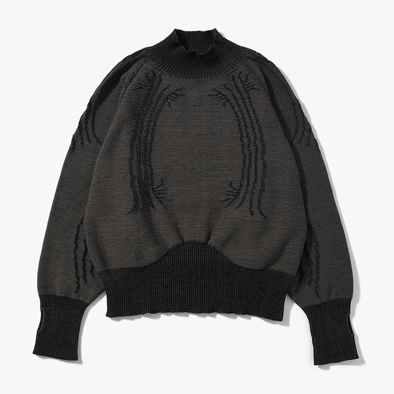 COLE KNIT -CHARCOAL-