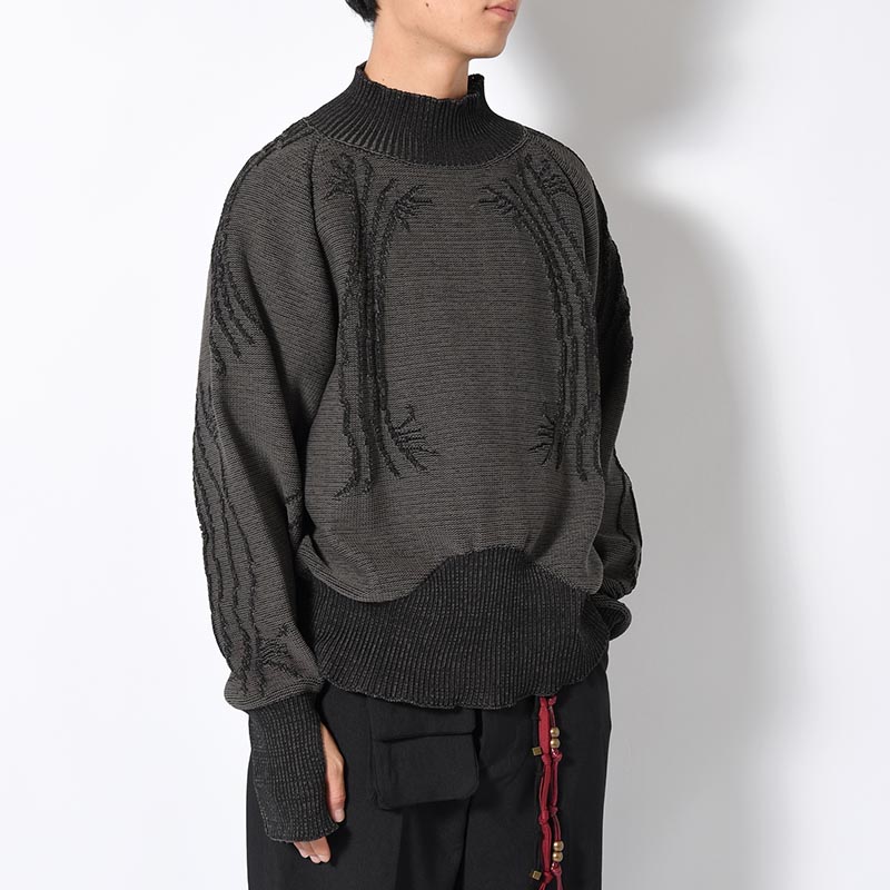 COLE KNIT -CHARCOAL-