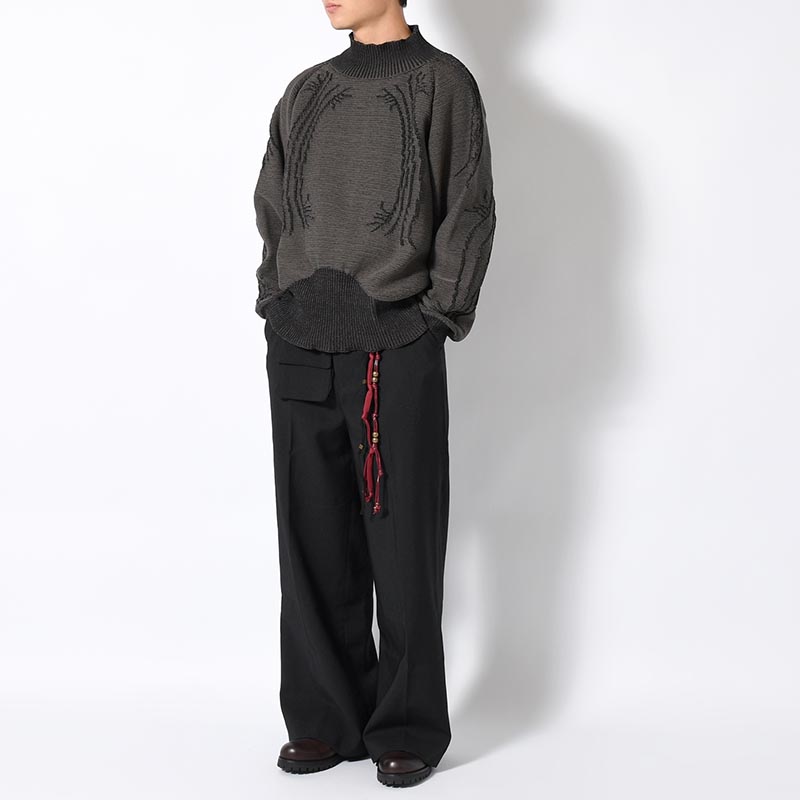 COLE KNIT -CHARCOAL-