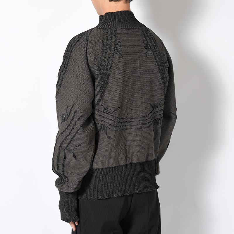 COLE KNIT -CHARCOAL-