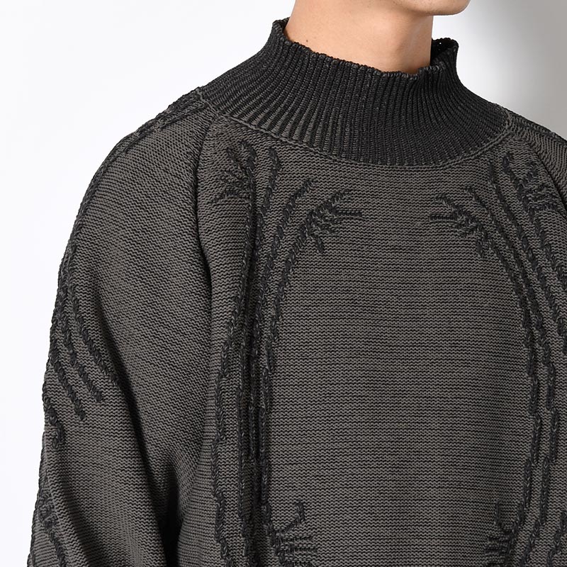 COLE KNIT -CHARCOAL-