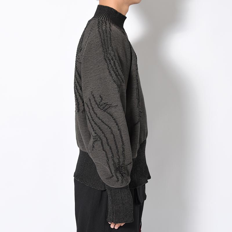 COLE KNIT -CHARCOAL-