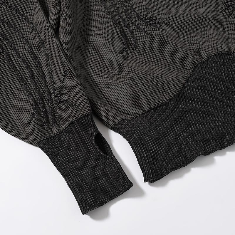 COLE KNIT -CHARCOAL-