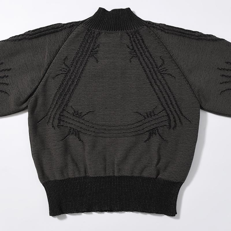 COLE KNIT -CHARCOAL-