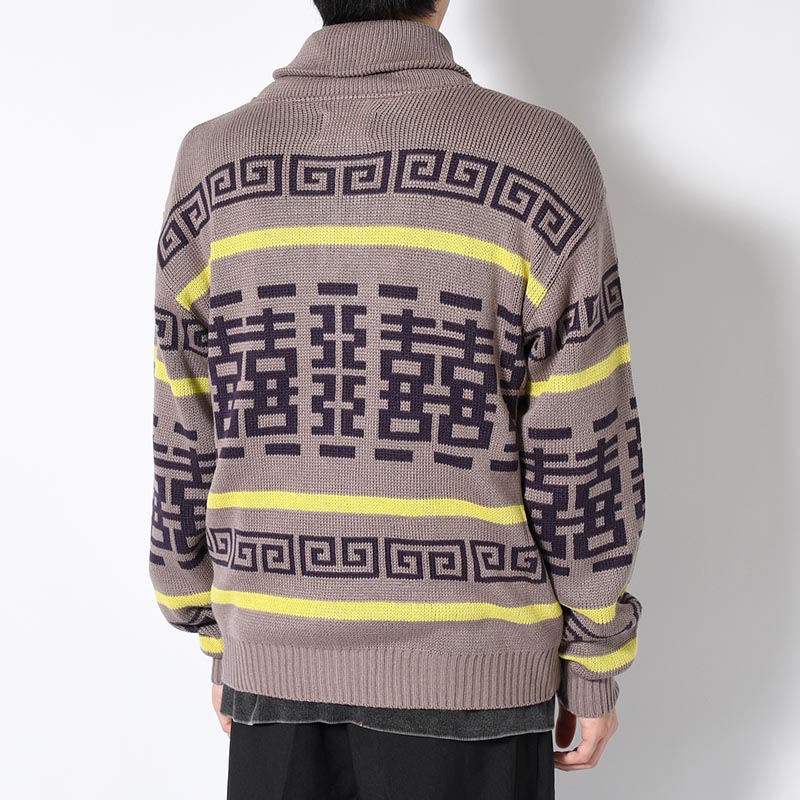 DUDE COWICHAN SWEATER -GRAY-