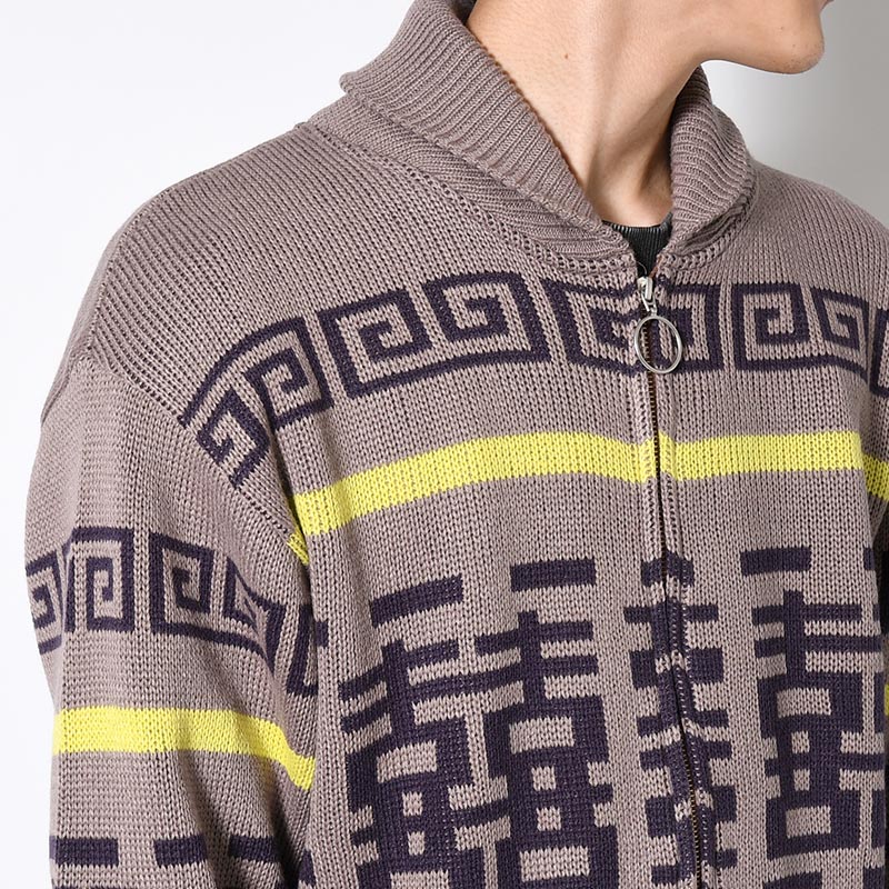 DUDE COWICHAN SWEATER -GRAY-