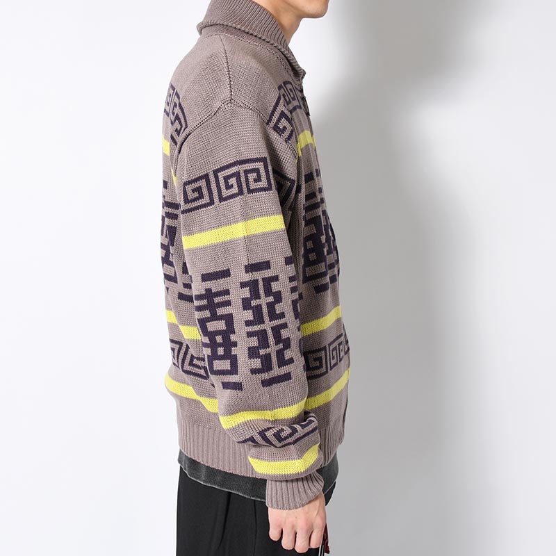 DUDE COWICHAN SWEATER -GRAY-