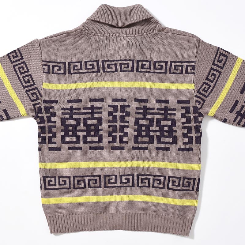 DUDE COWICHAN SWEATER -GRAY-