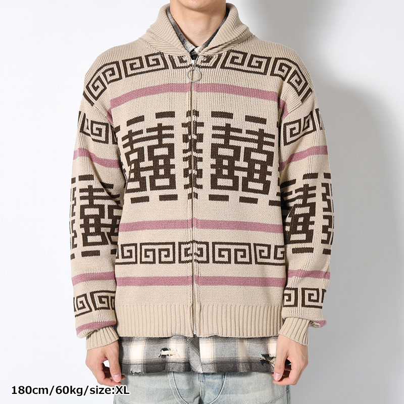 DUDE COWICHAN SWEATER -GRAY-