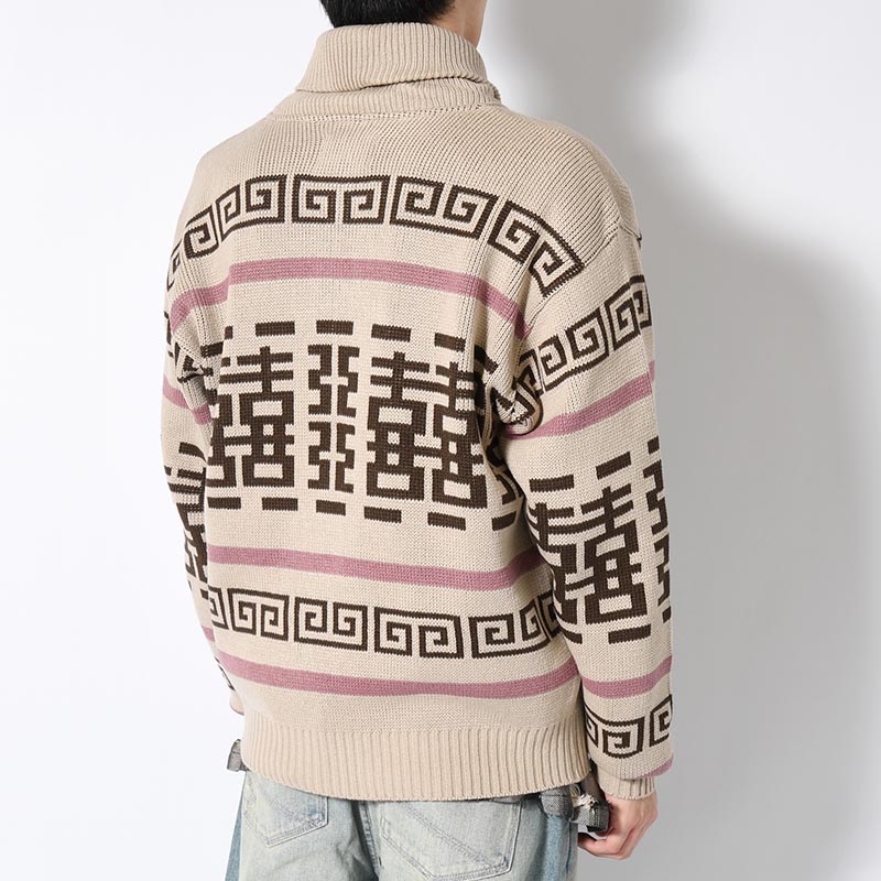 DUDE COWICHAN SWEATER -GRAY-