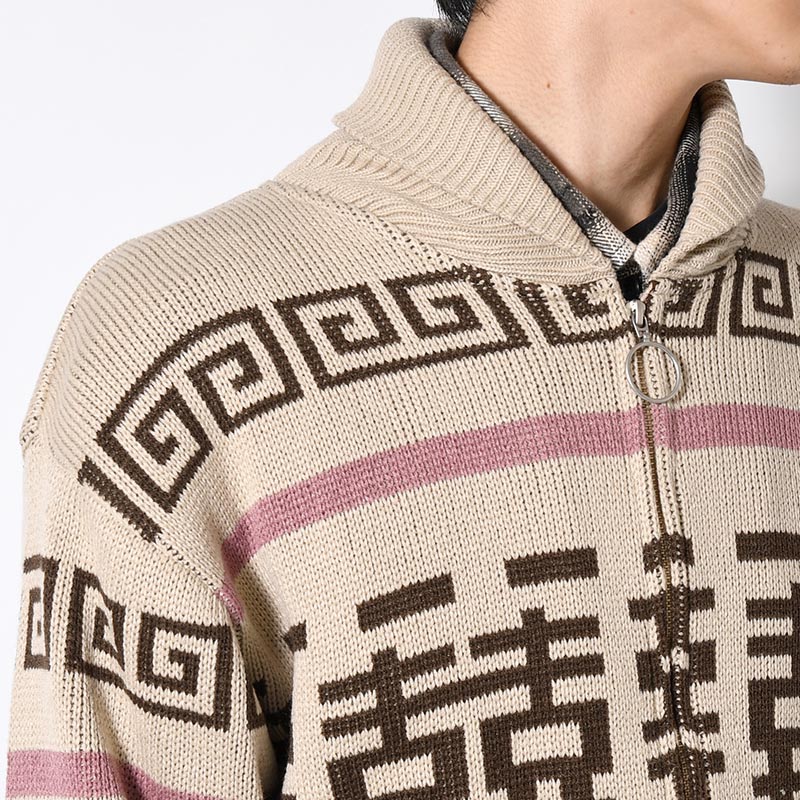 DUDE COWICHAN SWEATER -GRAY-