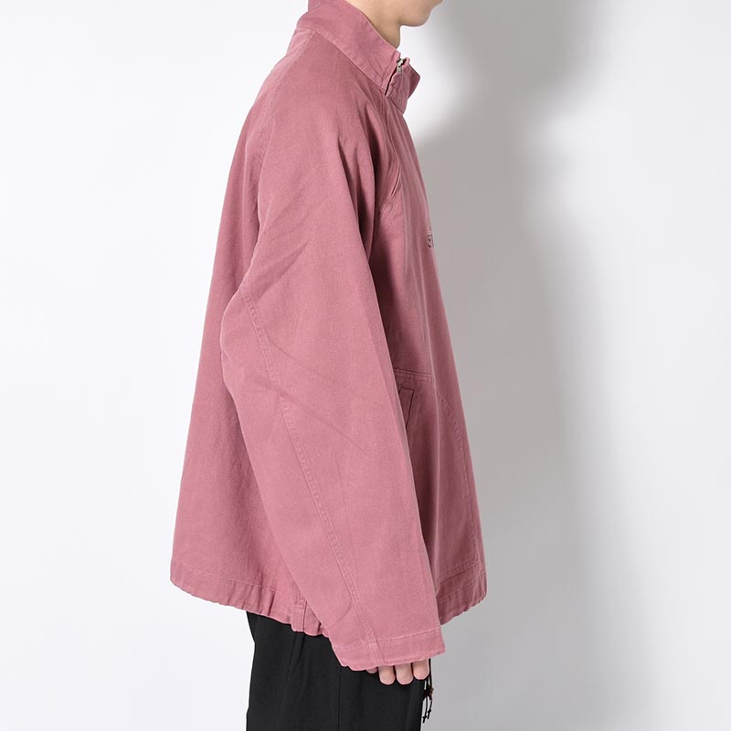 DENIM ANORAK SHIRT -PLUM-