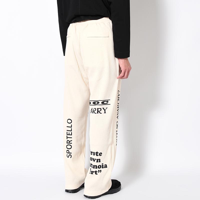 THERMAL PANTS -WHITE-