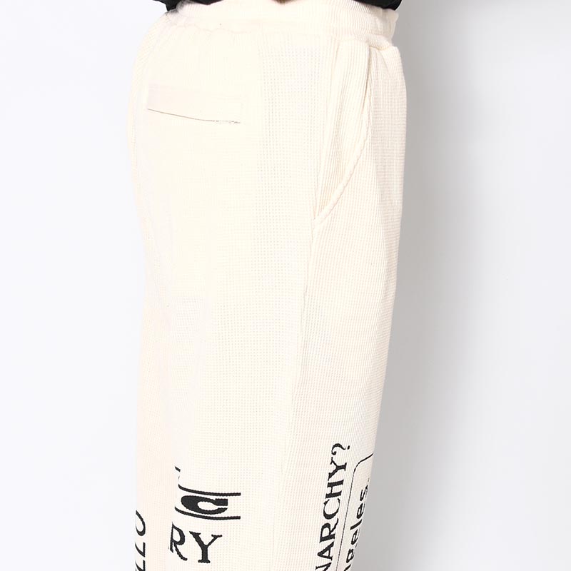 THERMAL PANTS -WHITE-