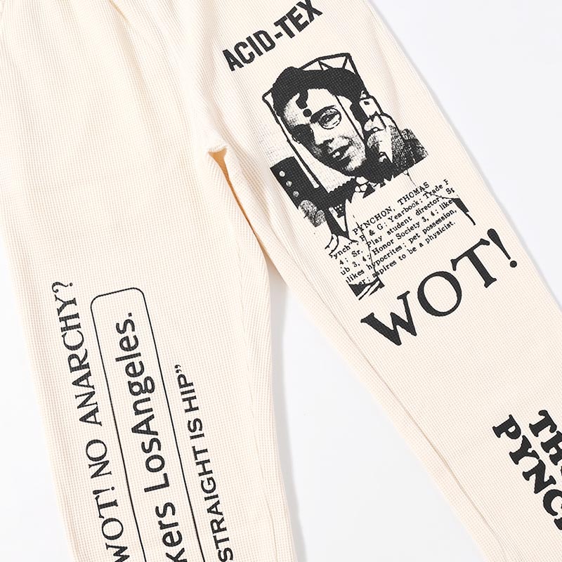 THERMAL PANTS -WHITE-