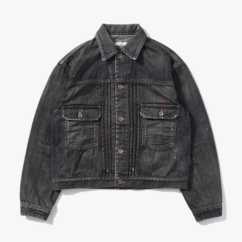 KAMATA DENIM JACKET Vintage Wash -BLK/VINTAGE-