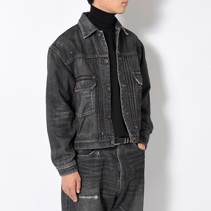 KAMATA DENIM JACKET Vintage Wash -BLK/VINTAGE-