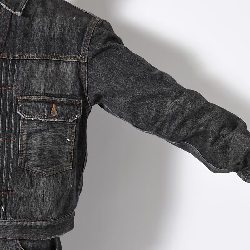 KAMATA DENIM JACKET Vintage Wash -BLK/VINTAGE-