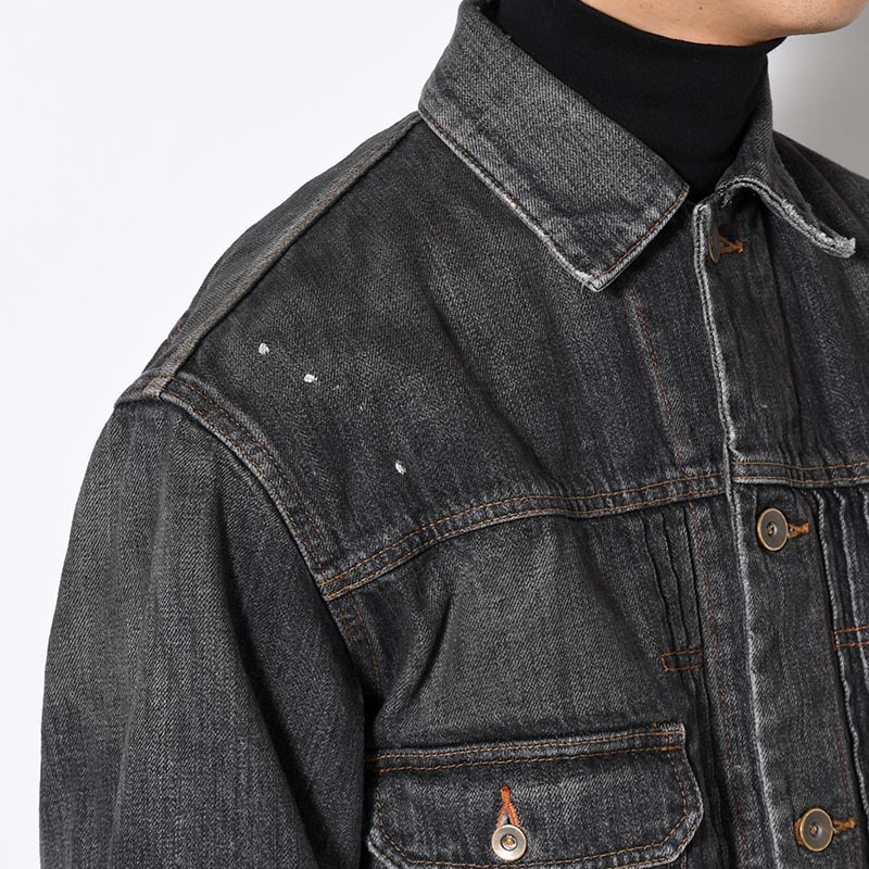 KAMATA DENIM JACKET Vintage Wash -BLK/VINTAGE-