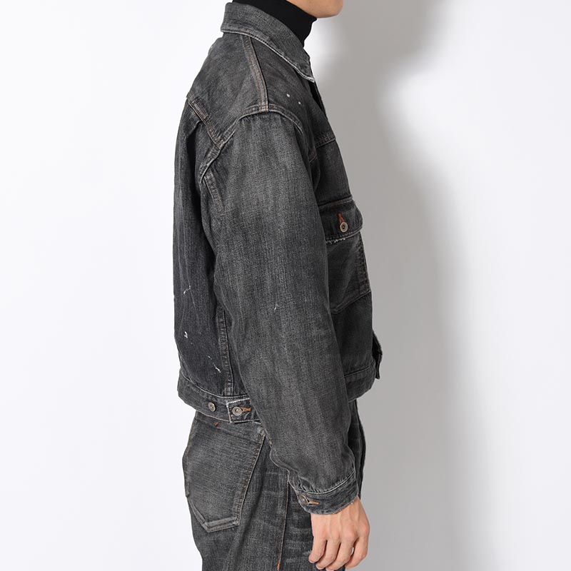 KAMATA DENIM JACKET Vintage Wash -BLK/VINTAGE-