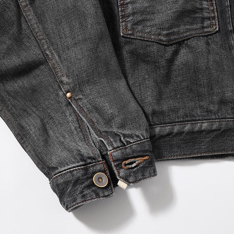 KAMATA DENIM JACKET Vintage Wash -BLK/VINTAGE-