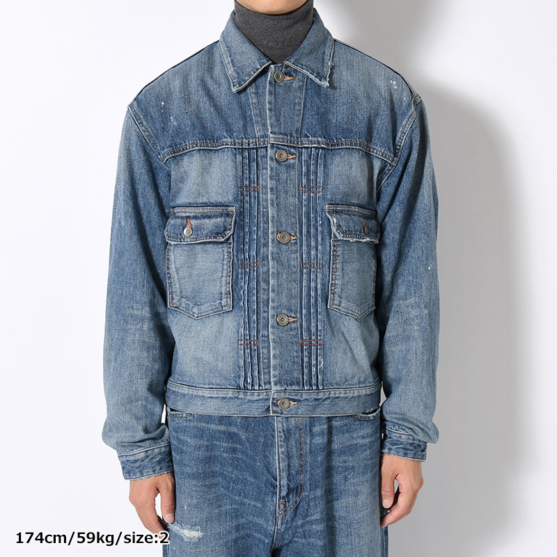 KAMATA DENIM JACKET Vintage Wash -IND/VINTAGE-